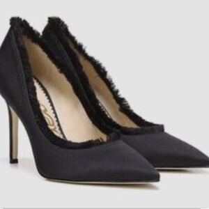Sam Edelman Halan Frayed Pointed Toe Pumps sz 8